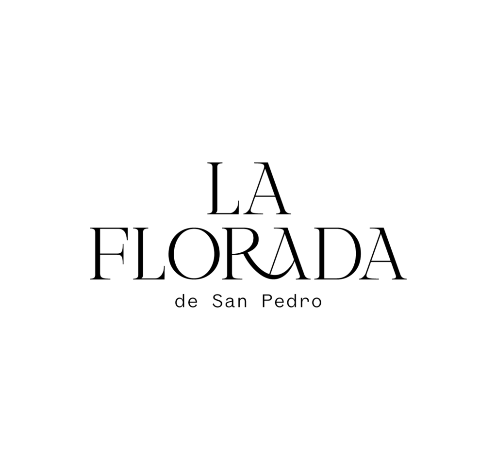 Logo de La Florada de San Pedro negro